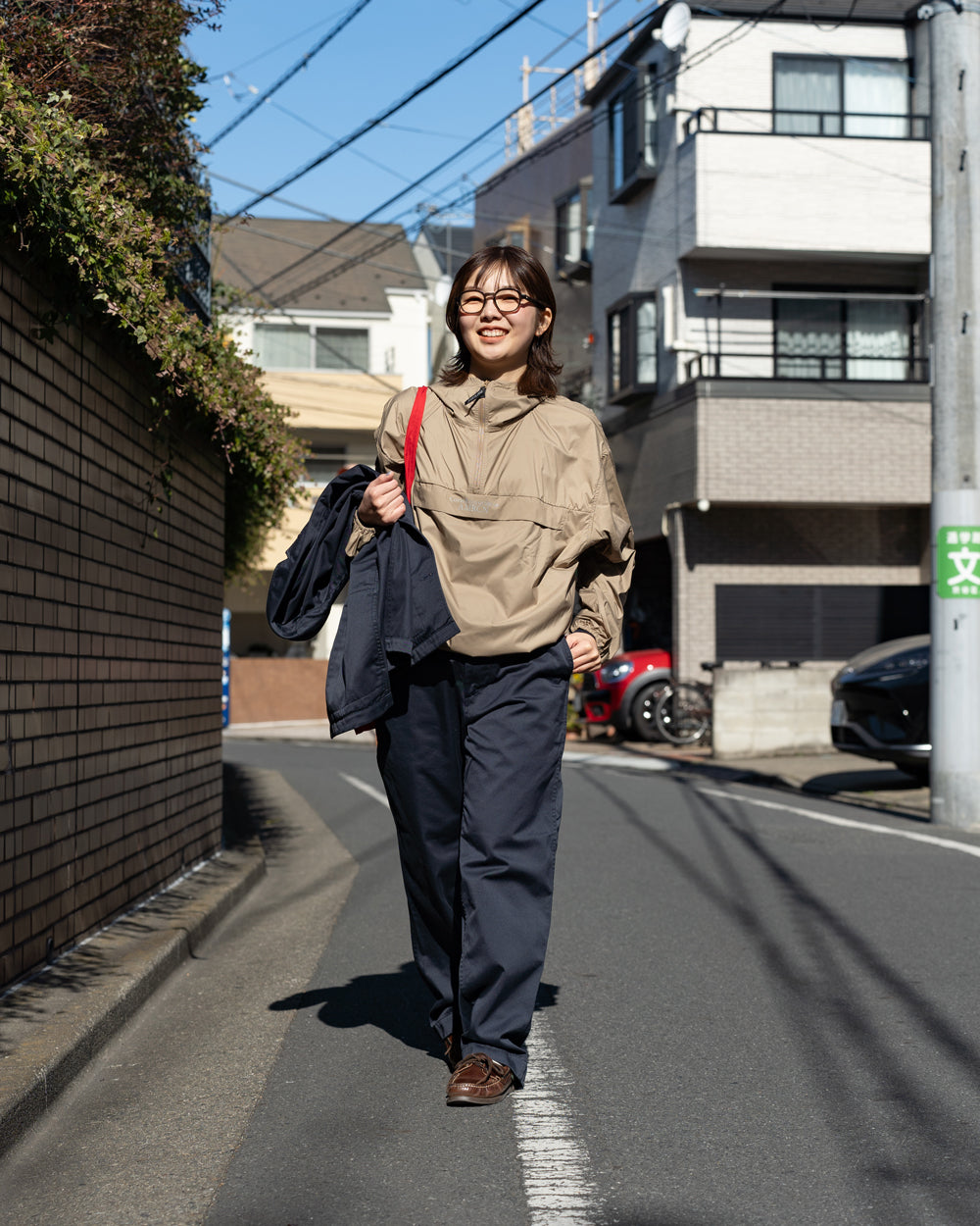 nanamica Wide Chino Pants -Navy – Friday