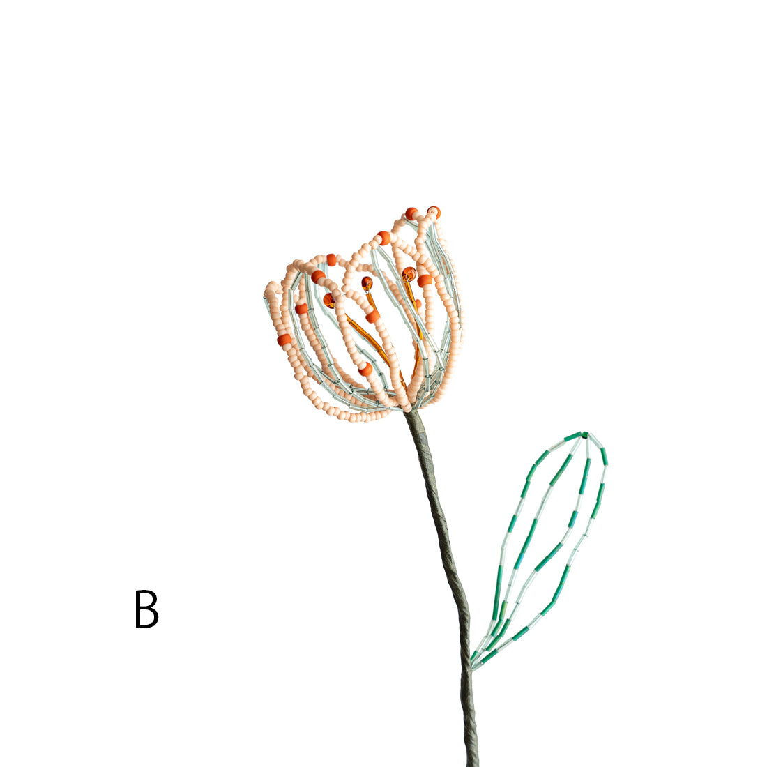 SAI botanical works   Beads flower -Tulip