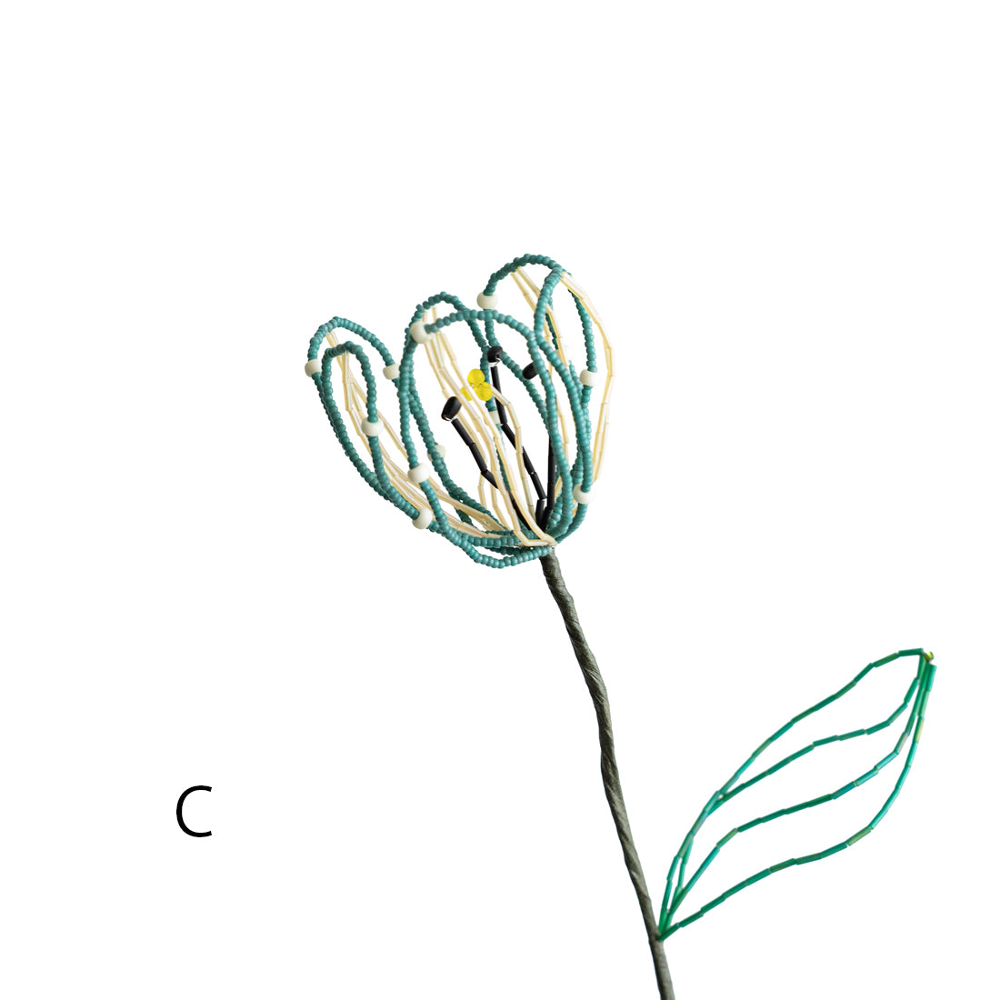 SAI botanical works   Beads flower -Tulip