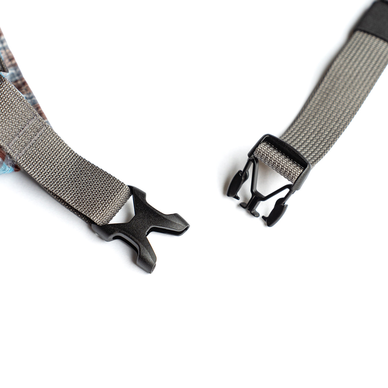 FAIRWEATHER × Friday  Packable sacoche -Dyneema  "Brown×Blue gingham"