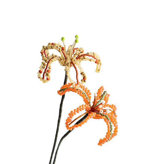 SAI botanical works   Beads flower -Lily