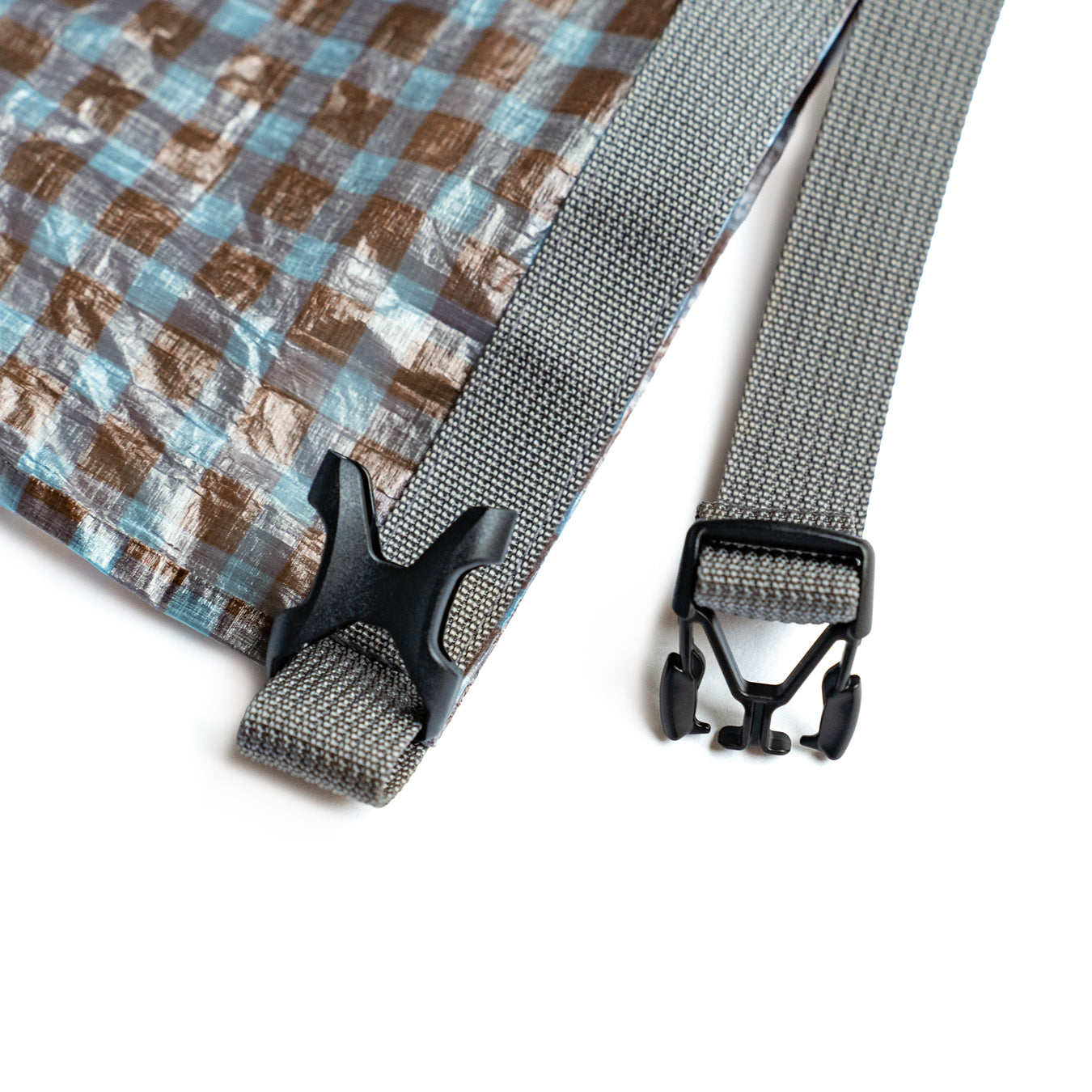 FAIRWEATHER × Friday  Dry sack -Dyneema  "Brown × Blue gingham"