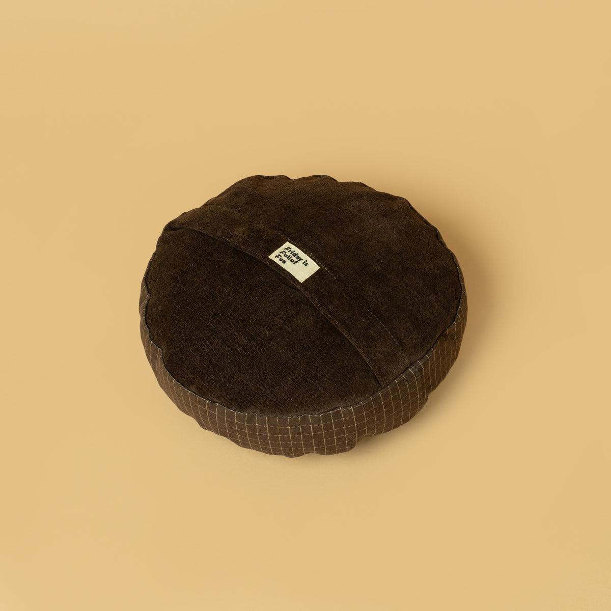 F F F   Cushion 30  "BROWN"