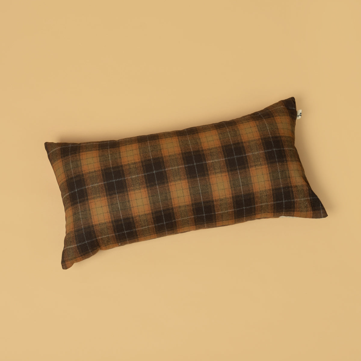 F F F   Cushion 30×60 "BROWN CHECK"