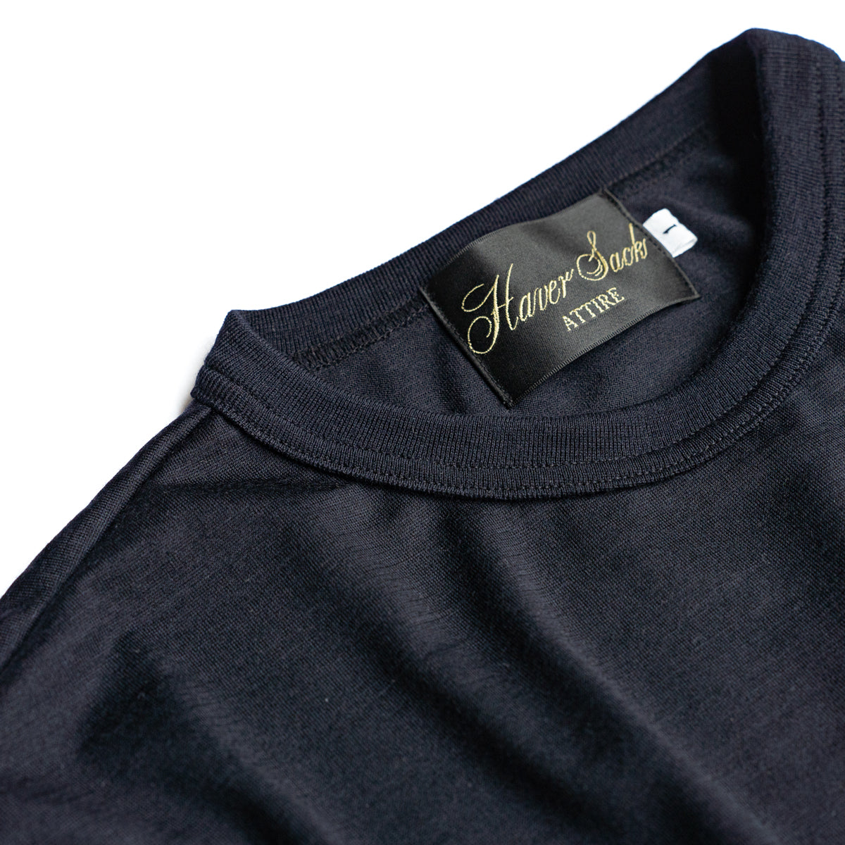 HAVERSACK × Friday  Tech wool tee -Navy