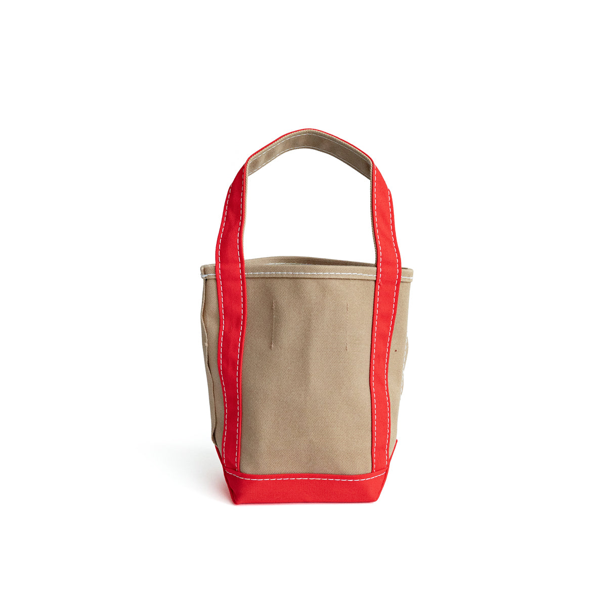 TEMBEA × Friday BAGUETTE TOTE MINI MINI "BEIGE×RED"