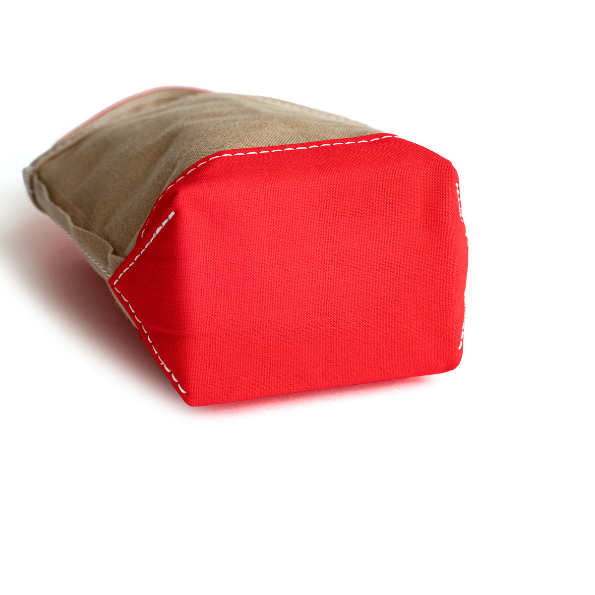 TEMBEA × Friday BAGUETTE TOTE MINI MINI "BEIGE×RED"