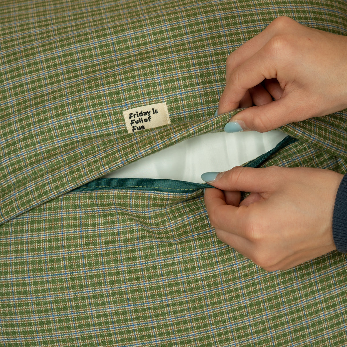 F F F   Cushion 45×45 "GREEN"