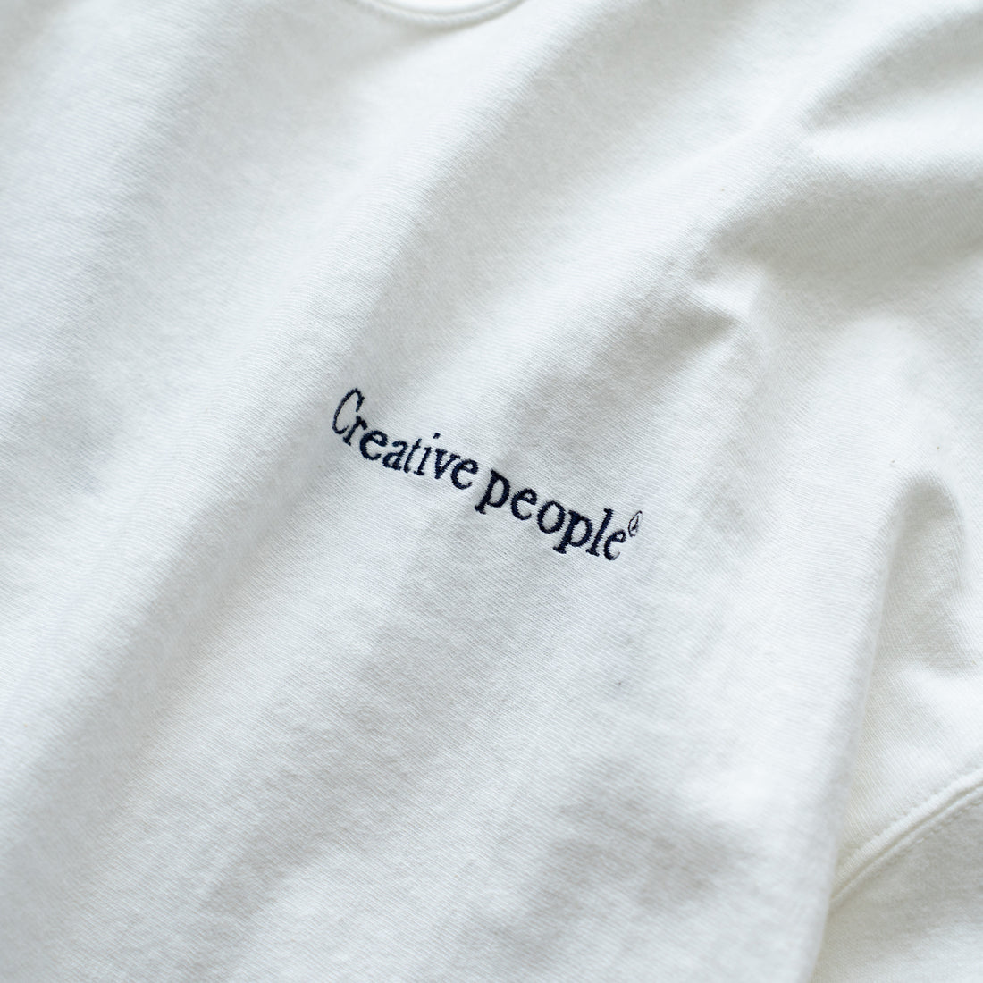 Americana  REVERSE WEAVE L/S Tee "Creative peaple"