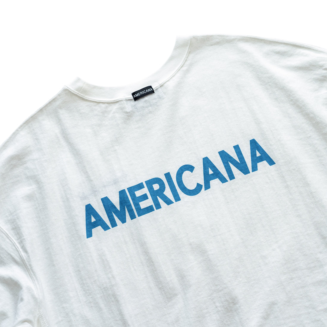 Americana  REVERSE WEAVE L/S Tee "Creative peaple"