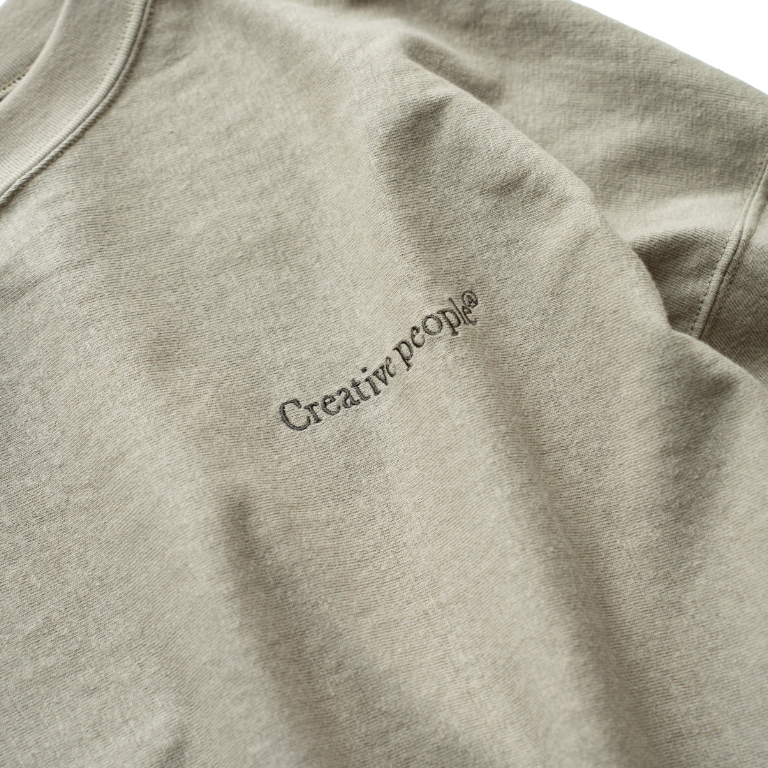 Americana  REVERSE WEAVE L/S Tee "Creative peaple"