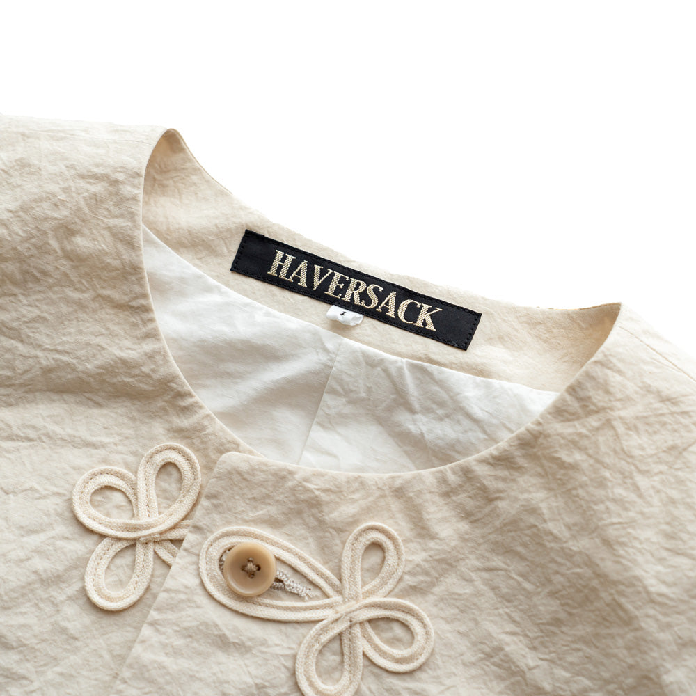 HAVERSACK × Friday  Compact gilet -Natural