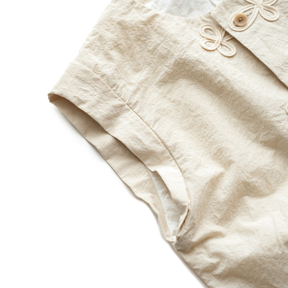 HAVERSACK × Friday  Compact gilet -Natural