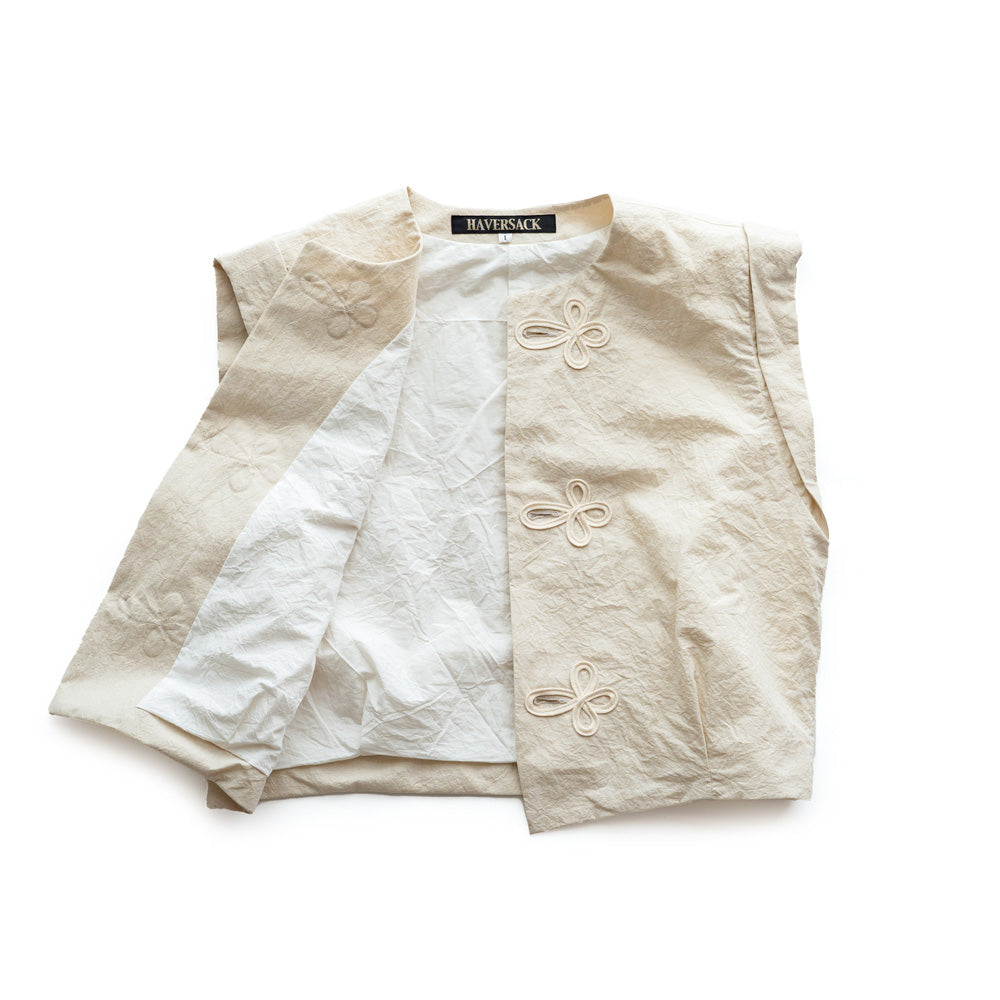 HAVERSACK × Friday  Compact gilet -Natural
