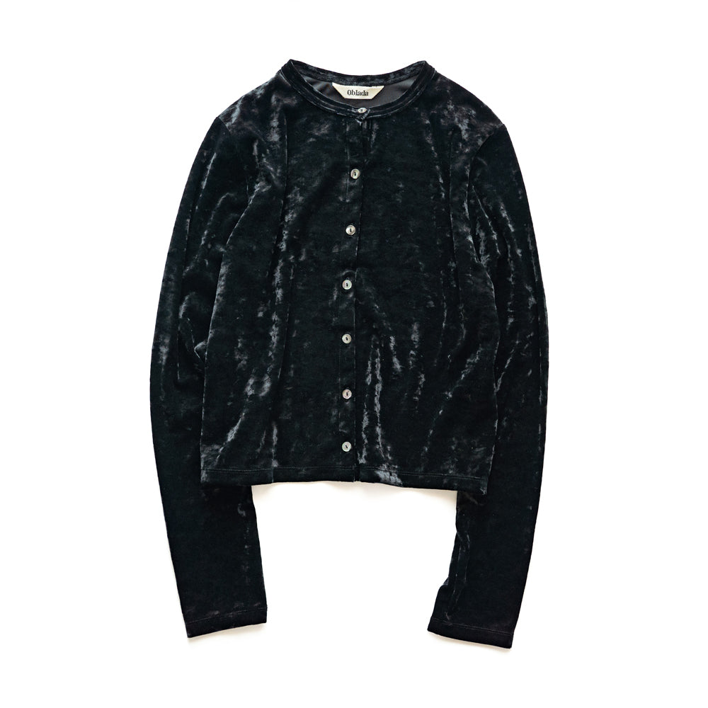 Oblada VELOUR CARDIGAN