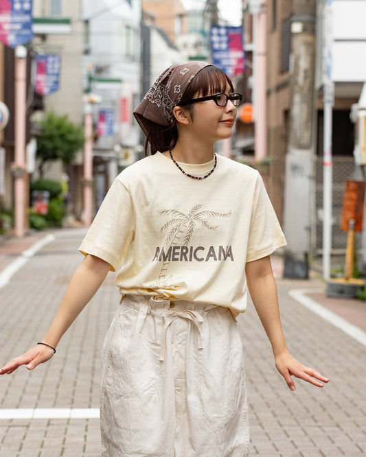 Americana Raffy print tee -AMARICANA