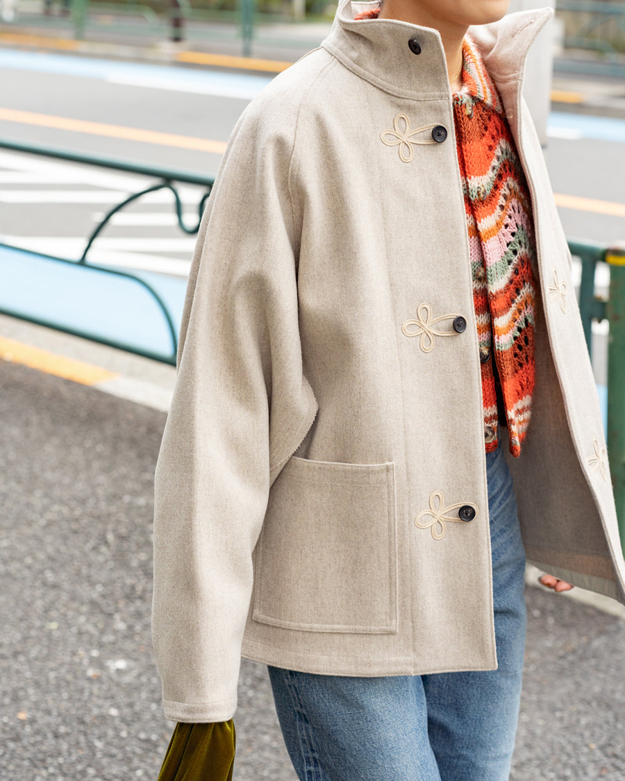 HAVERSACK  Vintage melton stand collor jacket -Men's size