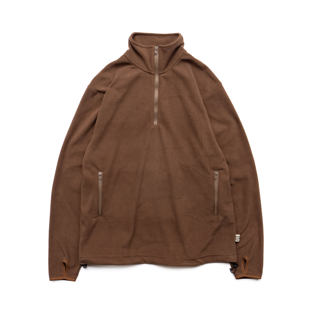 F F F   Fleece Pullover -Brown