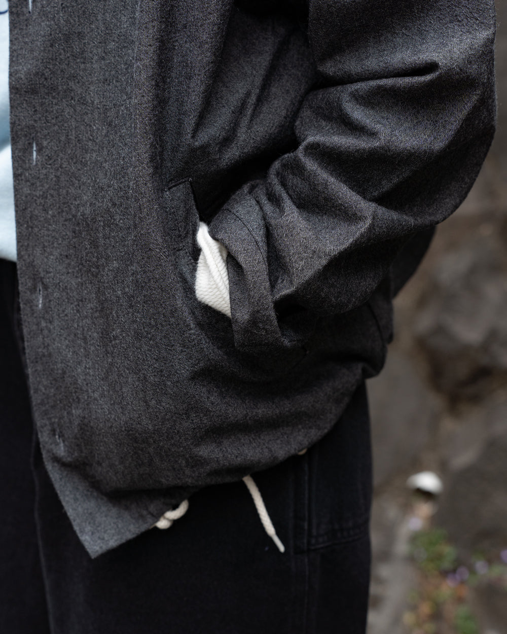 nanamica Cotton Wool Deck Jacket