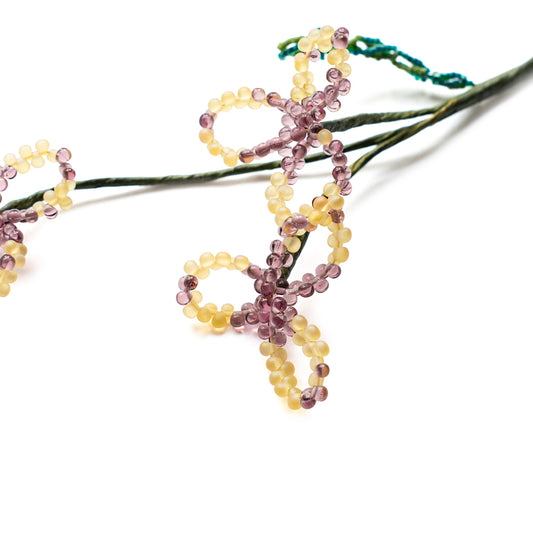 SAI botanical works × Friday   Beads flower