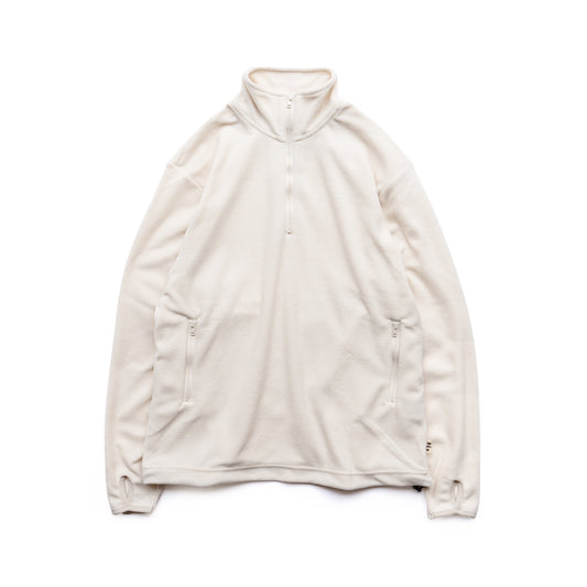 F F F   Fleece Pullover -Ivory