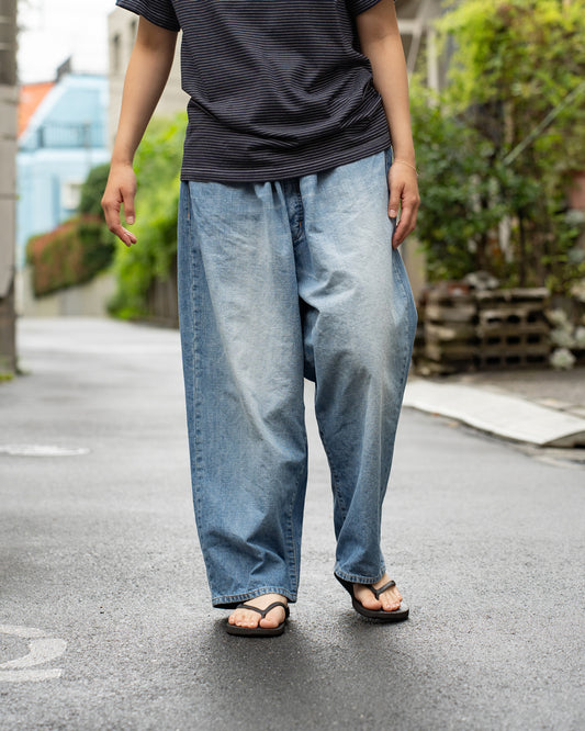 HAVERSACK  Wide Tapered Denim -Vintage wash