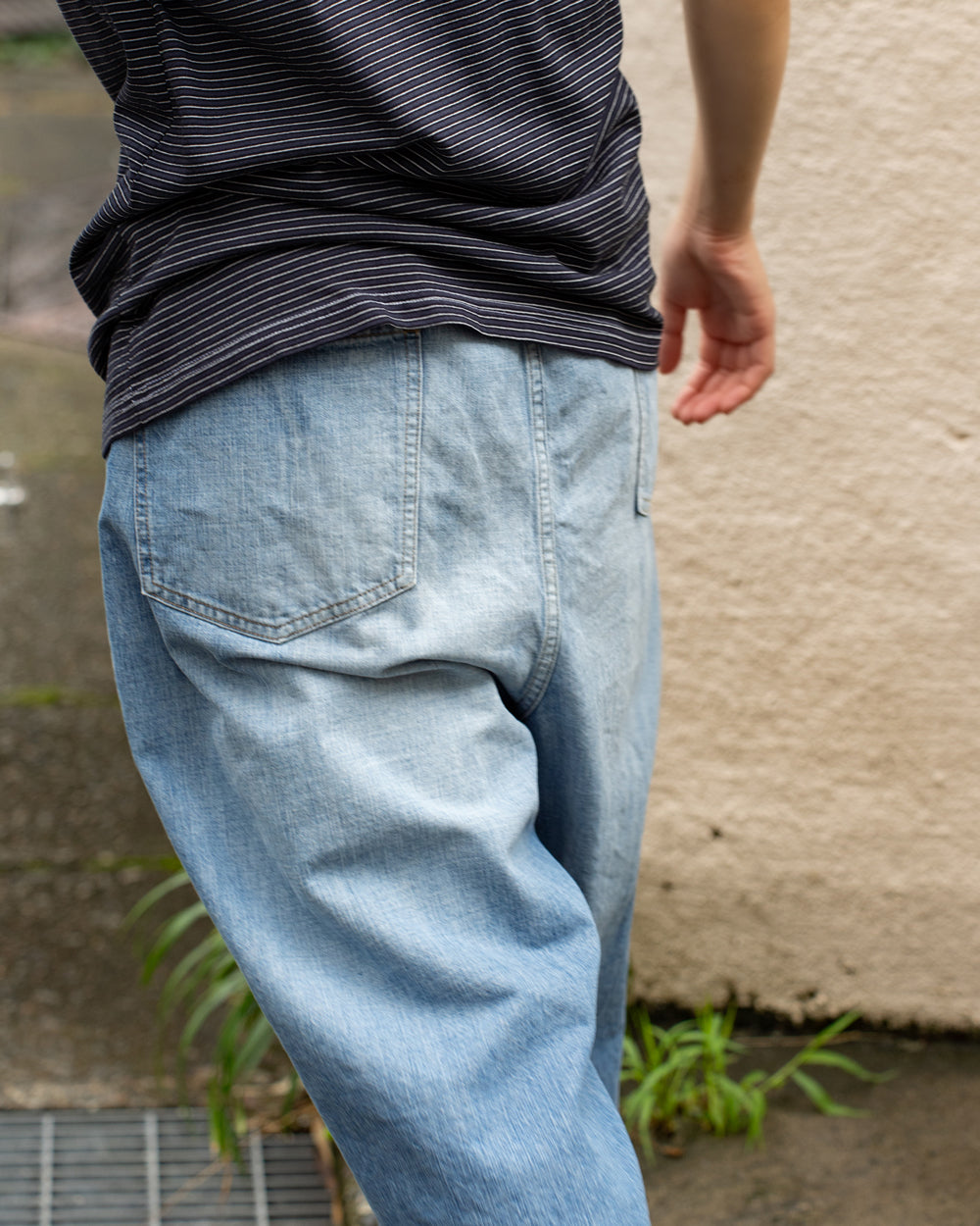HAVERSACK  Wide Tapered Denim -Vintage wash