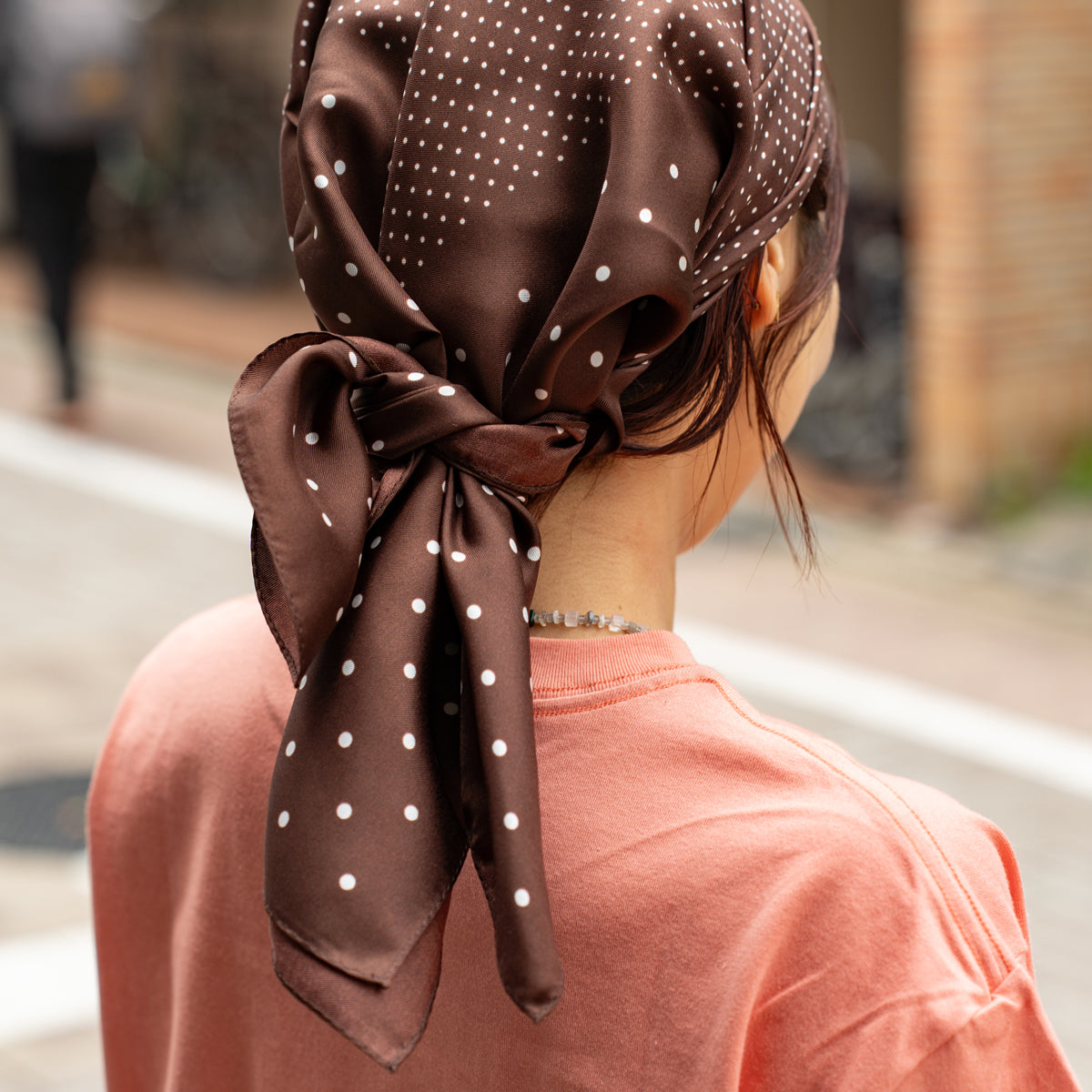 Oblada  MIX DOT SILK SCARF