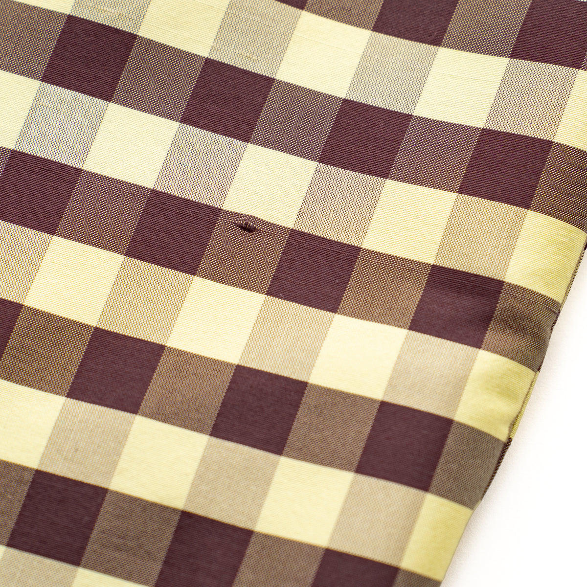 COA NYC  HOBO CROSSBODY BAG IN GINGHAM BURGANDY YELLOW