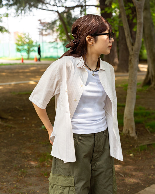 nanamica Cotton Polyester Poplin S/S Shirt