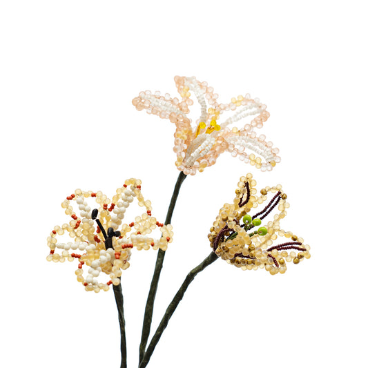 SAI botanical works × Friday   Beads flower -Tulip
