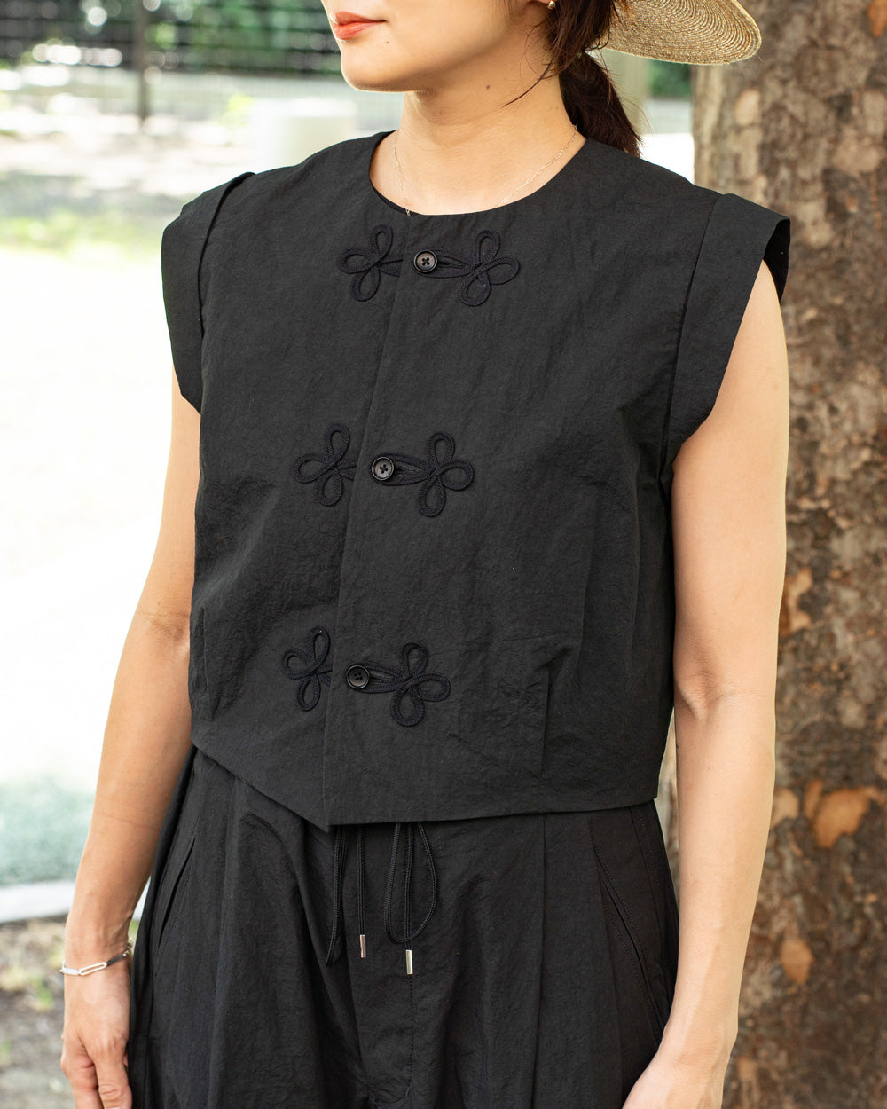 HAVERSACK × Friday  Compact gilet -Black