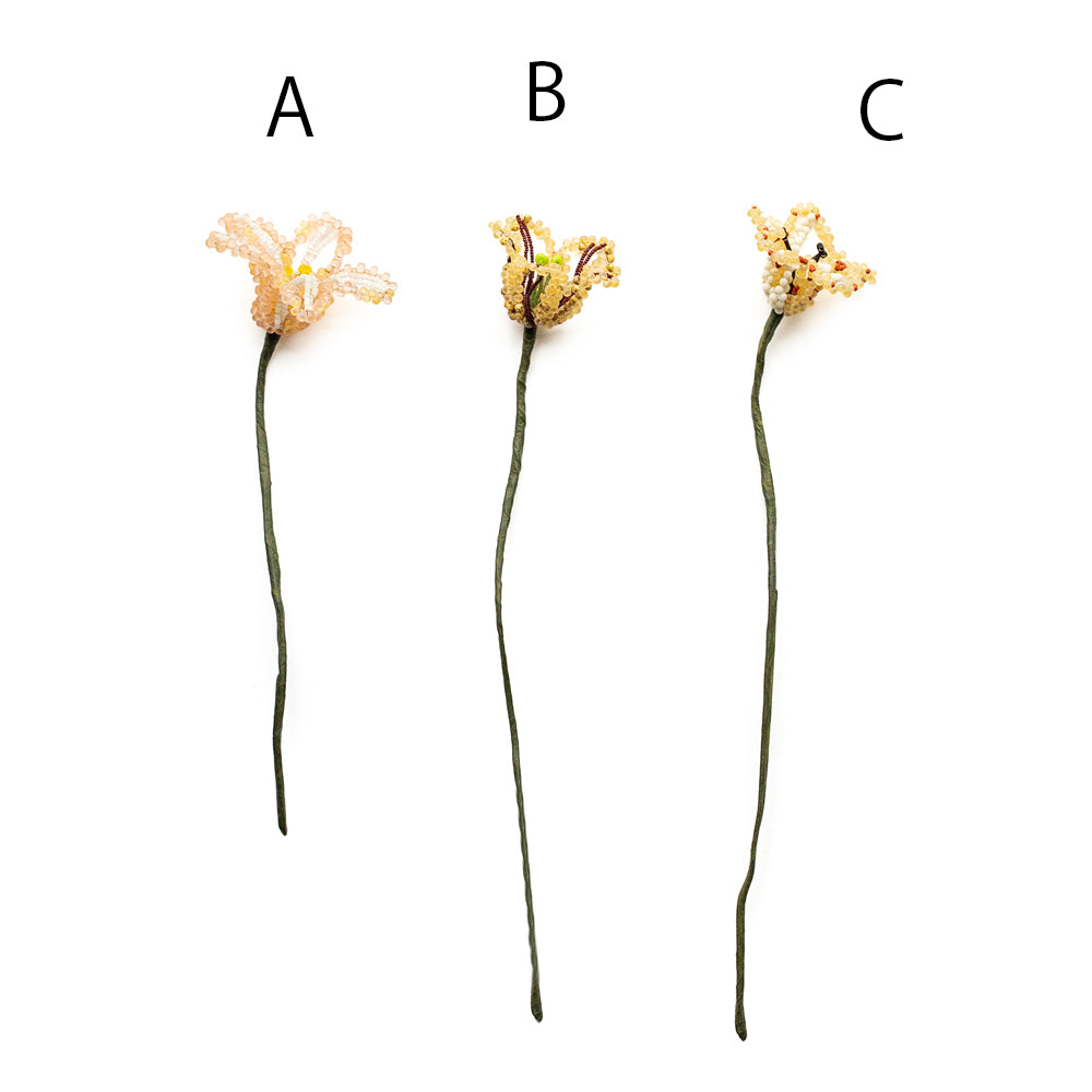 SAI botanical works × Friday   Beads flower -Tulip