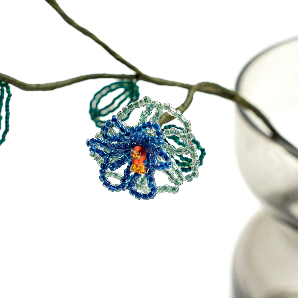 SAI botanical works × Friday   Beads flower