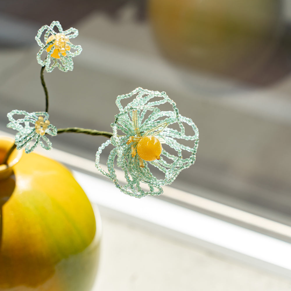 SAI botanical works × Friday   Beads flower