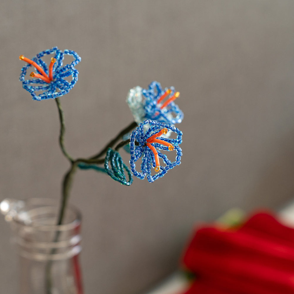 SAI botanical works × Friday   Beads flower