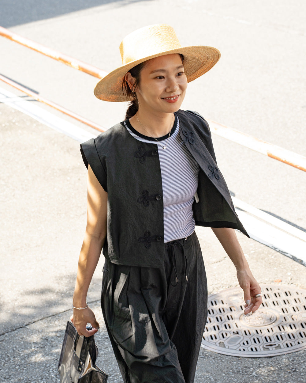 HAVERSACK × Friday  Compact gilet -Black