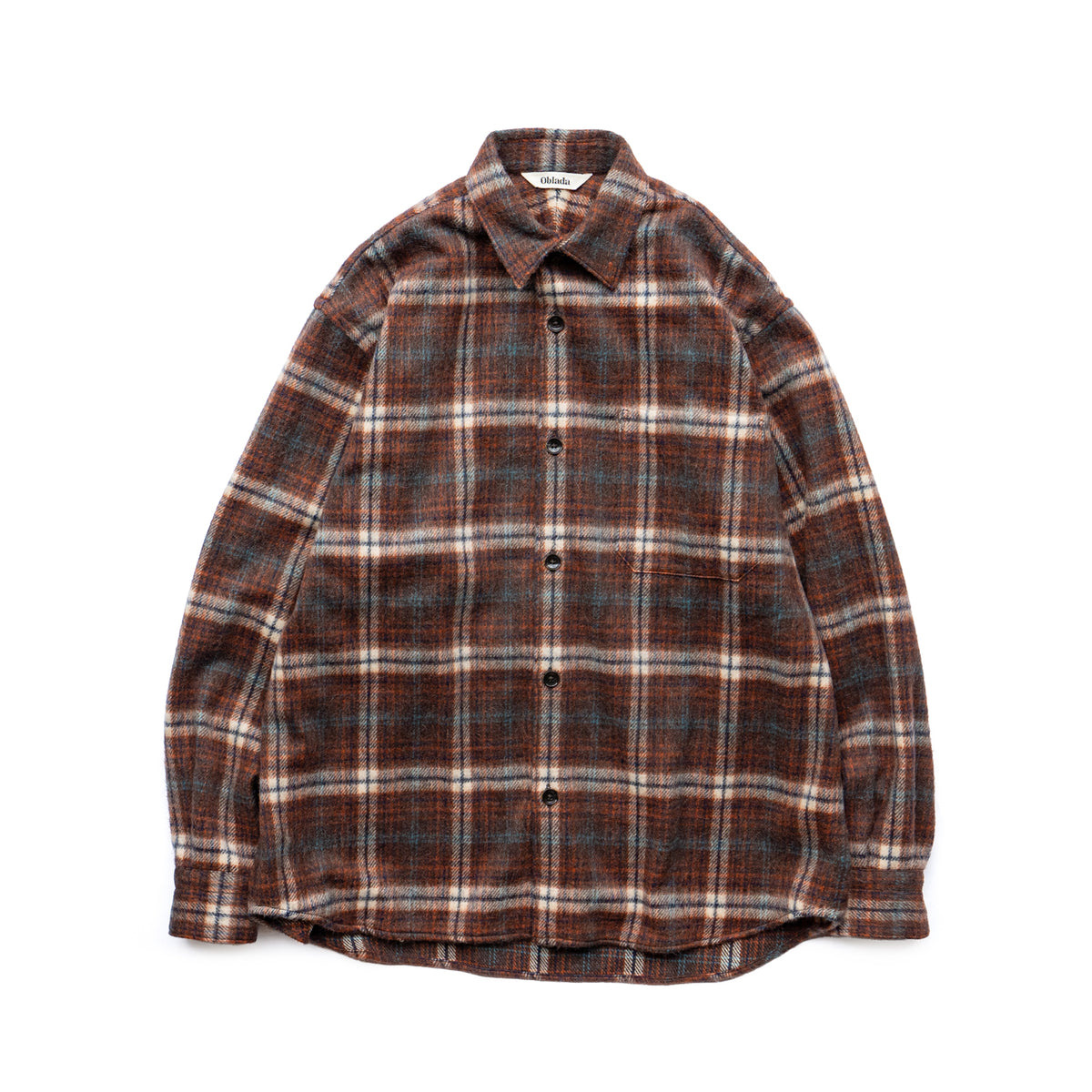 Oblada SHAGGY CHECK AUTHENTIC SHIRT