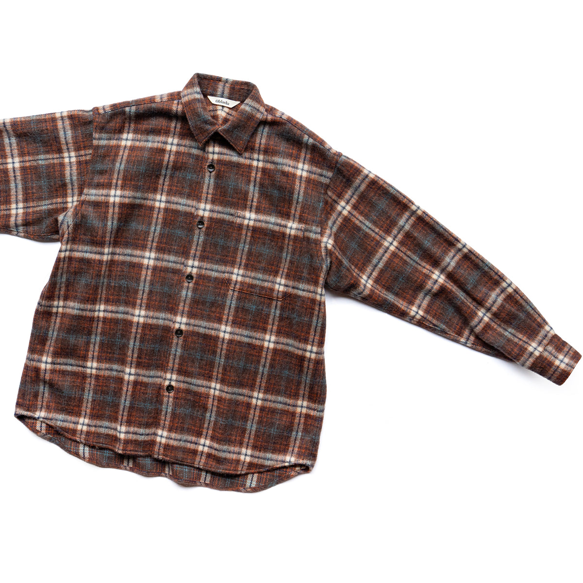 Oblada SHAGGY CHECK AUTHENTIC SHIRT