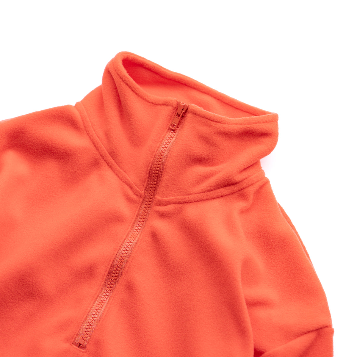 F F F   Fleece Pullover -Orange