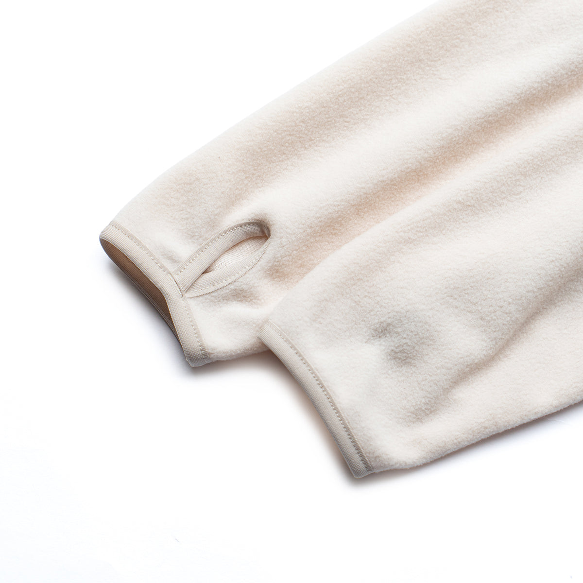 F F F   Fleece Pullover -Ivory