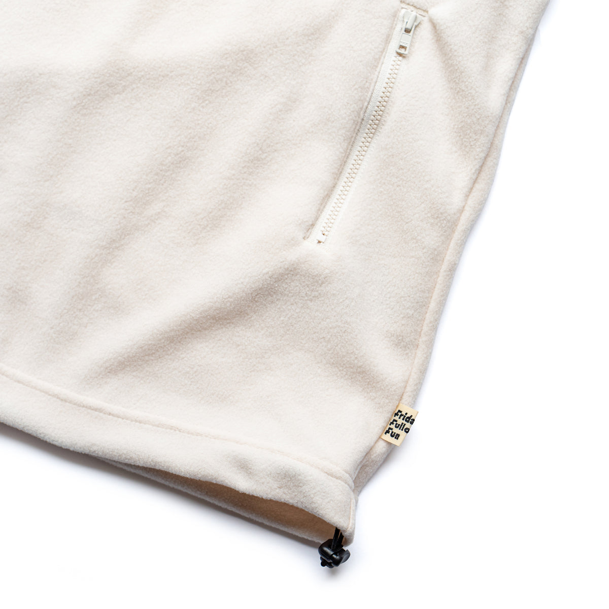 F F F   Fleece Pullover -Ivory
