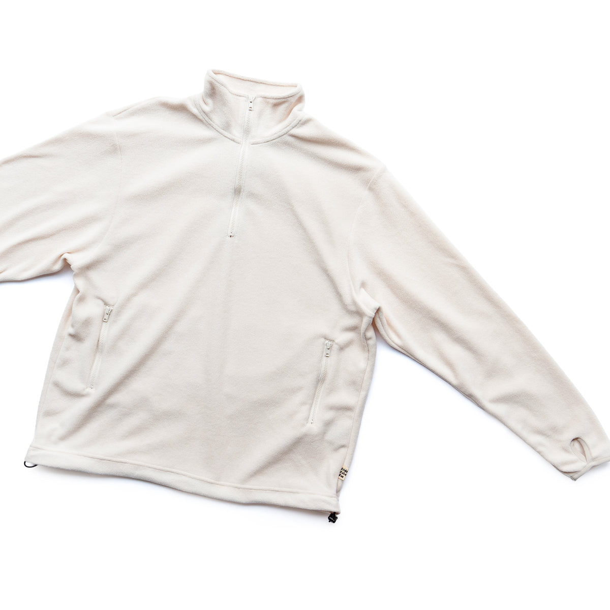 F F F   Fleece Pullover -Ivory