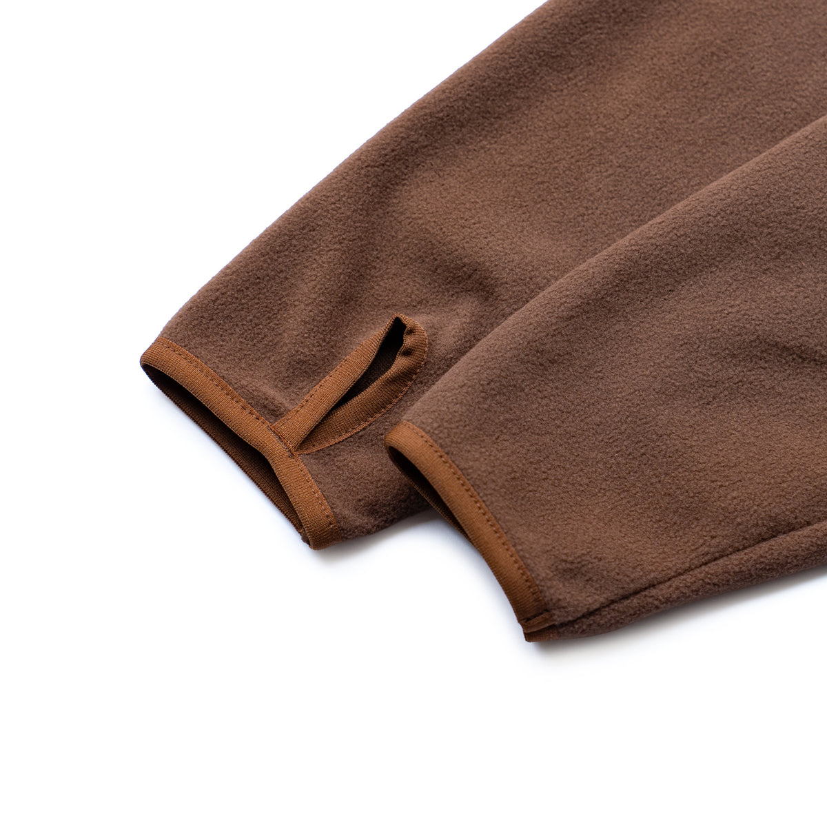 F F F   Fleece Pullover -Brown