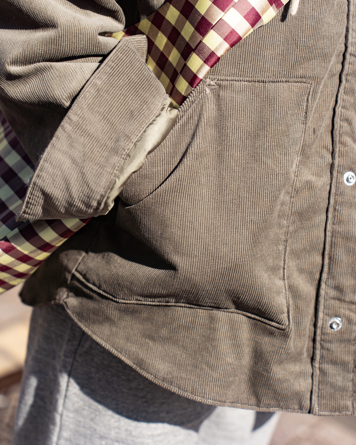 THE NORTH FACE PURPLE LABEL  Corduroy Field Insulation Shirt Jacket