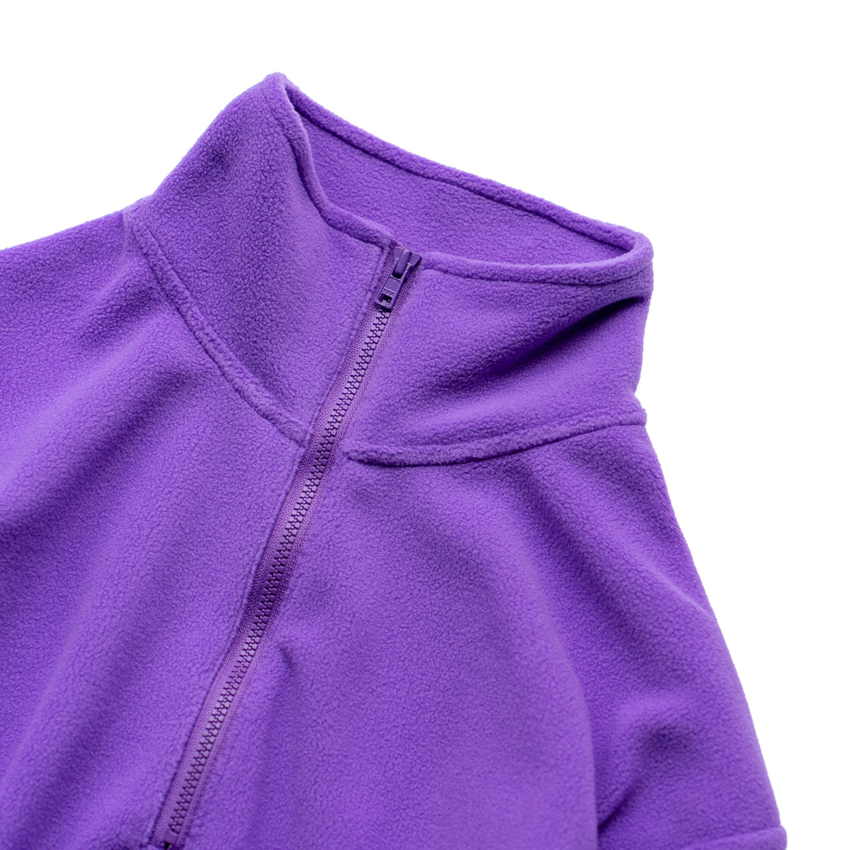 F F F   Fleece Pullover -Purple