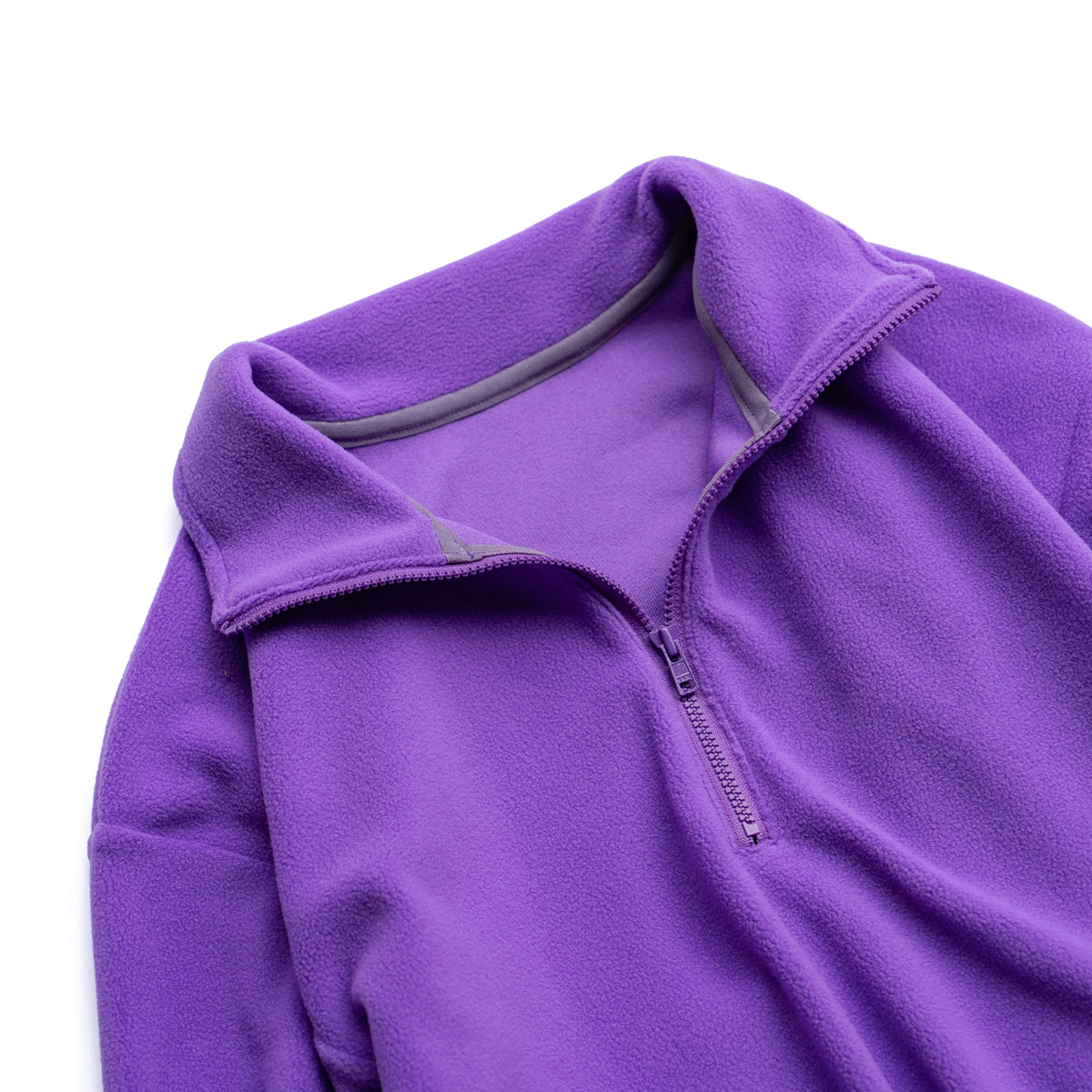F F F   Fleece Pullover -Purple