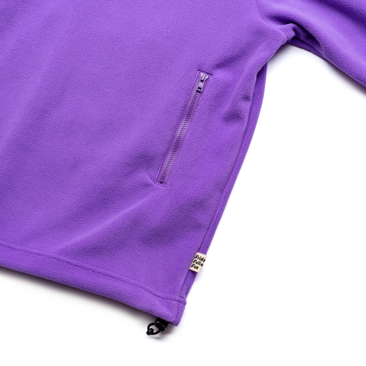 F F F   Fleece Pullover -Purple