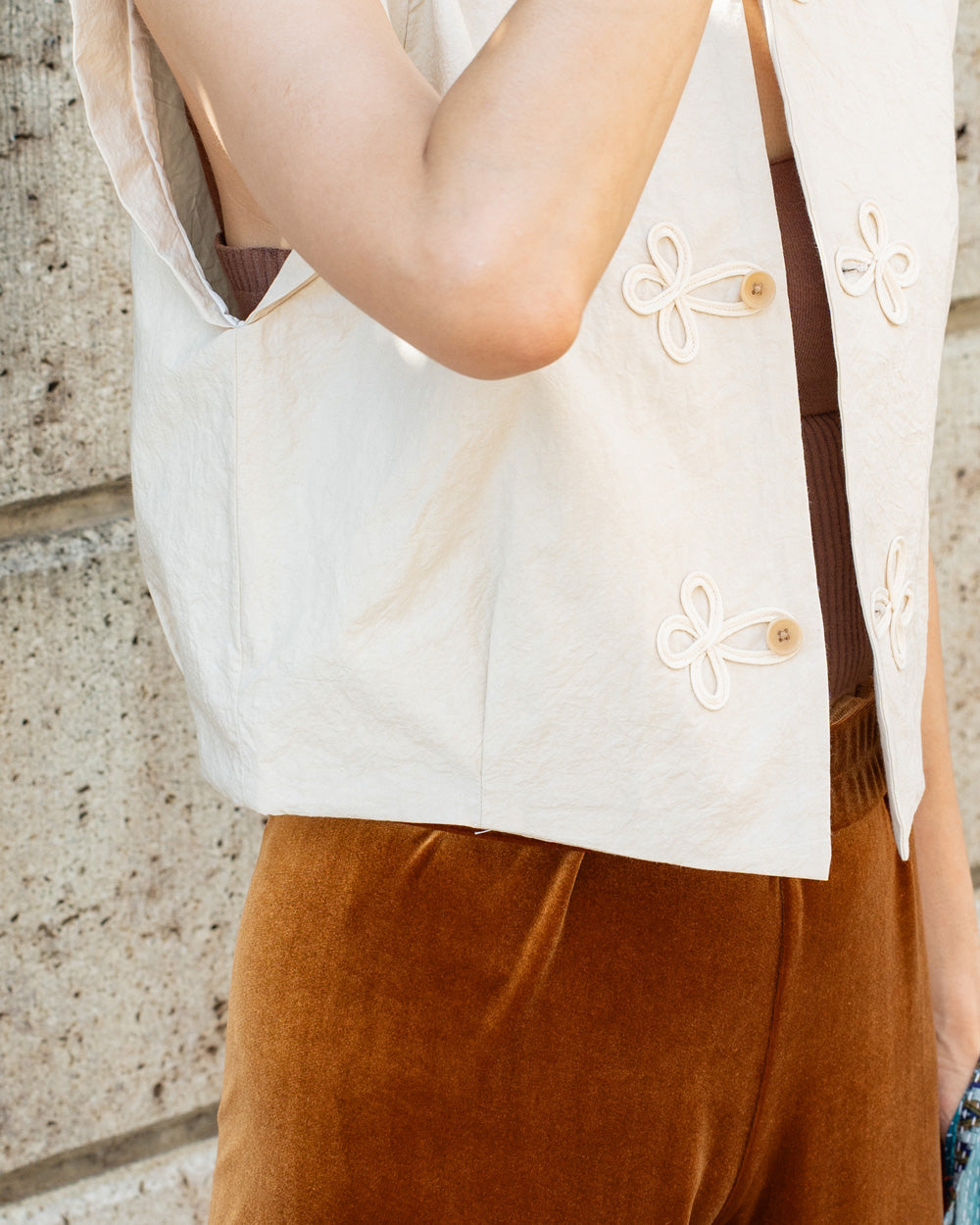 HAVERSACK × Friday  Compact gilet -Natural