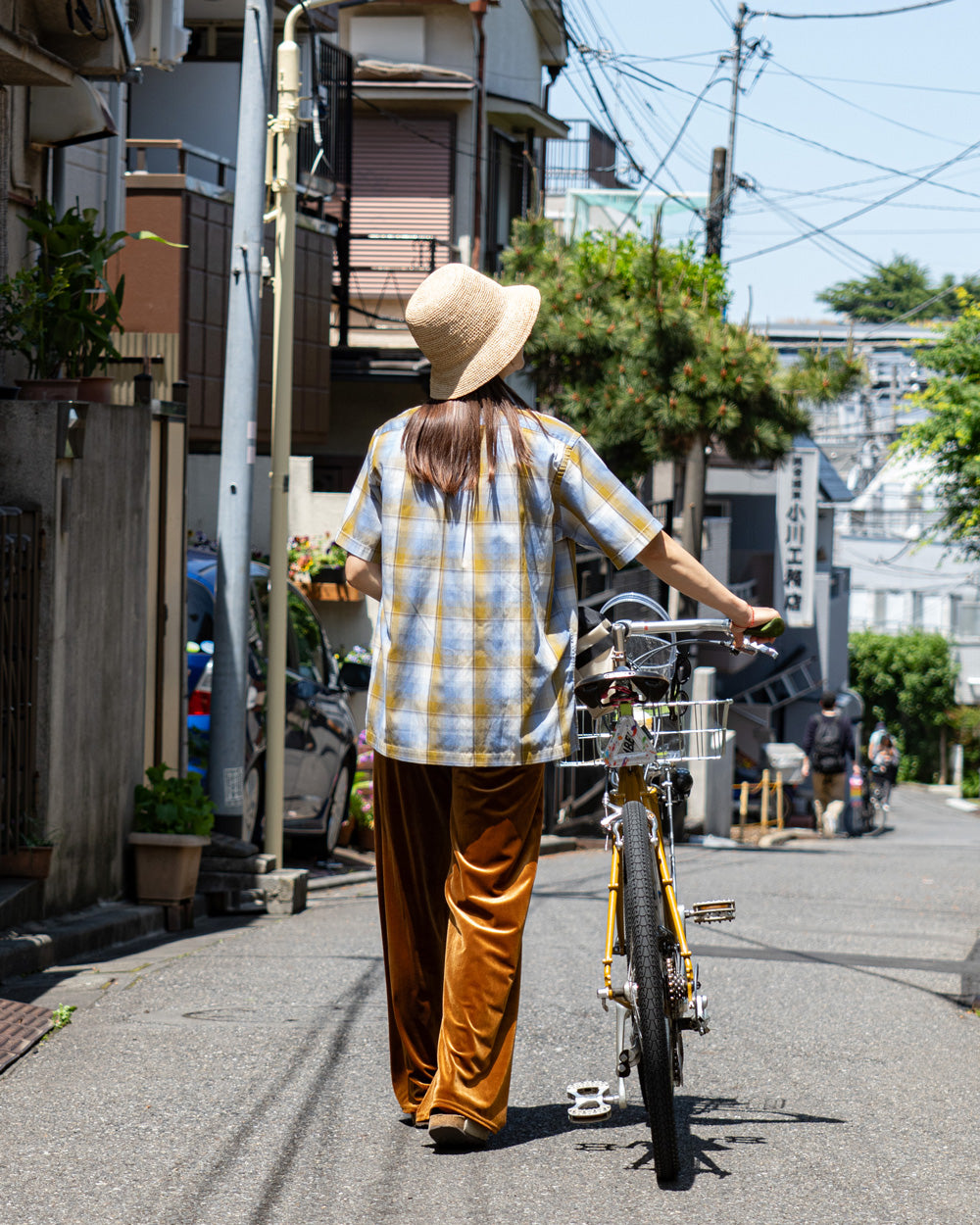 nanamica Open Collar Pique S/S Shirt